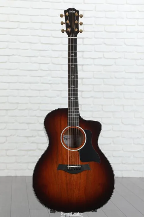  Taylor 224ce-K DLX Grand Auditorium Acoustic-electric Guitar - Tobacco