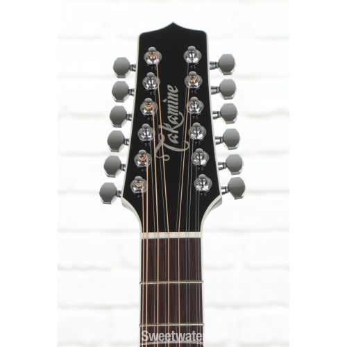  Takamine Legacy JEF381SC Dreadnought 12-string Acoustic-electric Guitar - Black