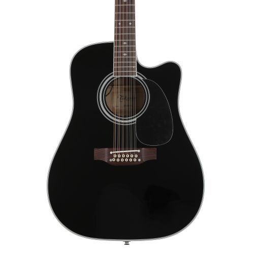  Takamine Legacy JEF381SC Dreadnought 12-string Acoustic-electric Guitar - Black