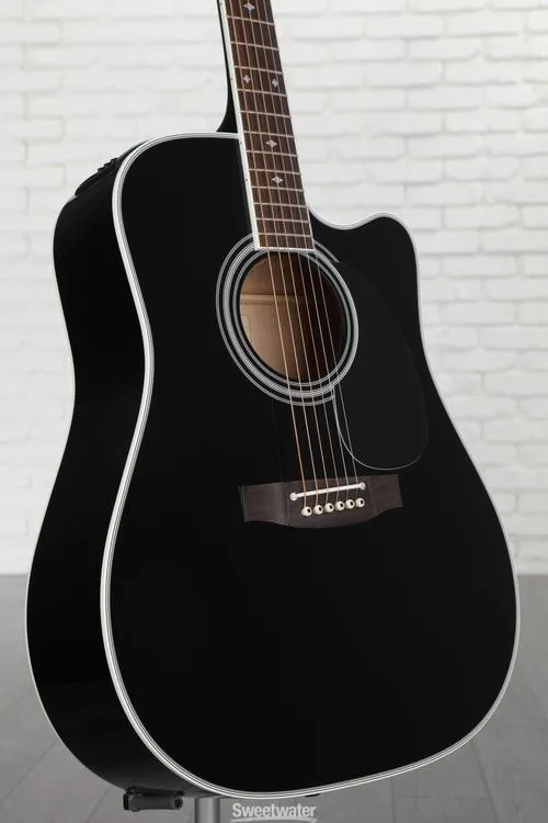 Takamine Legacy JEF341SC Acoustic-electric Guitar - Black