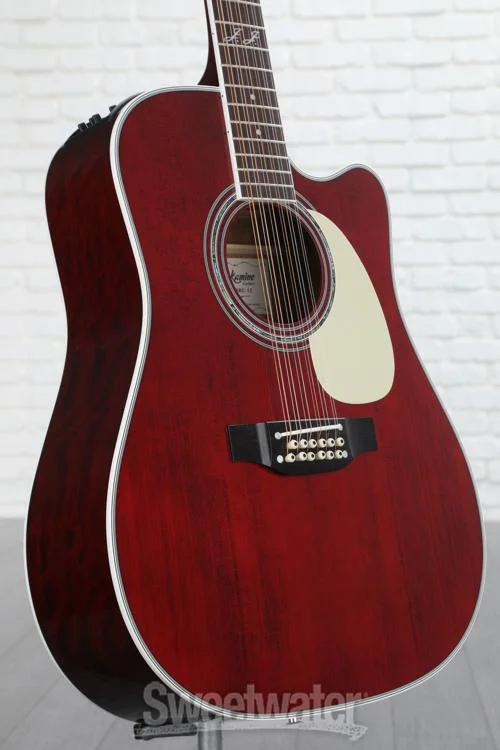  NEW
? Takamine JJ325SRC-12 John Jorgenson 12-string Acoustic-electric Guitar - Gloss Red