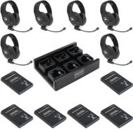 NEW
? Pliant Technologies PMC-HS900XRD MicroCom XR Dual-ear Wireless Intercom Headset 6 User Bundle - 902-928MHz