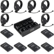 Pliant Technologies PMC-HS900XRS MicroCom XR Single-ear Wireless Intercom Headset 6 User Bundle - 902-928MHz
