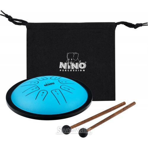  NEW
? Nino Small Steel Tongue Drum - 7-inch, Blue