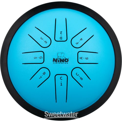  NEW
? Nino Small Steel Tongue Drum - 7-inch, Blue