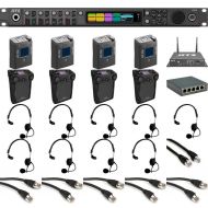 NEW
? RTS OMS OMNEO 8 Bodypack Wired/Wireless Digital Intercom System