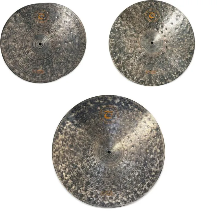 NEW
? Turkish Cymbals Cappadocia Cymbal Pack - 15/19/22 inch