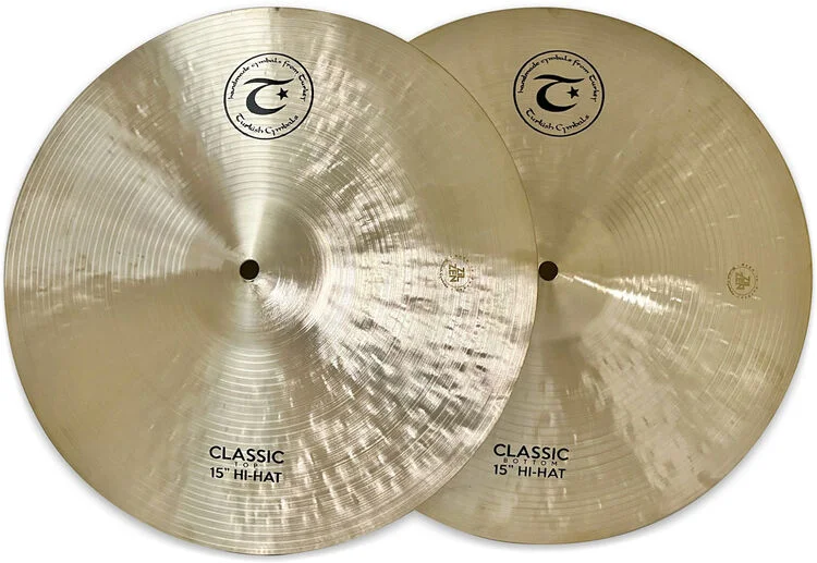  NEW
? Turkish Cymbals Classic Hi-hat Cymbals - 15 inch