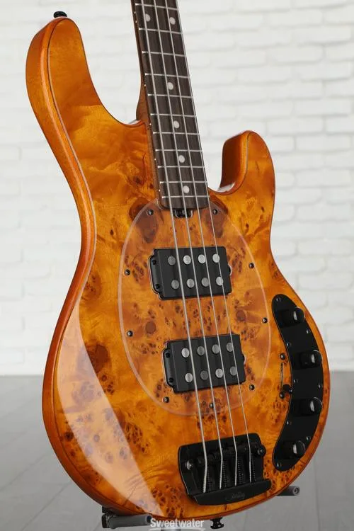  NEW
? Sterling By Music Man StingRay RAY34HH Bass Guitar - Amber