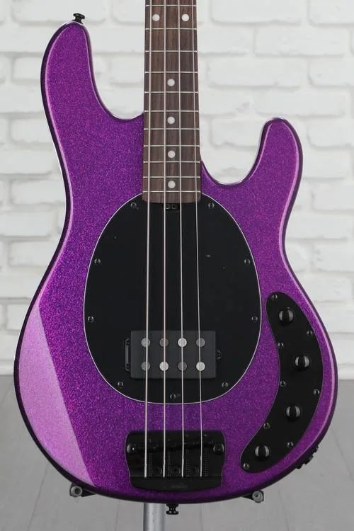 NEW
? Sterling By Music Man StingRay RAY34 Bass Guitar - Purple Sparkle