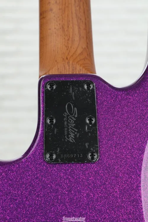  NEW
? Sterling By Music Man StingRay RAY34 Bass Guitar - Purple Sparkle