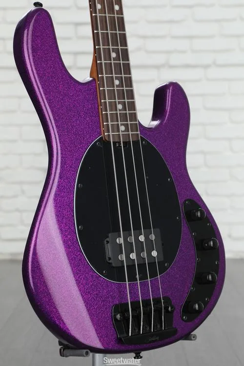  NEW
? Sterling By Music Man StingRay RAY34 Bass Guitar - Purple Sparkle