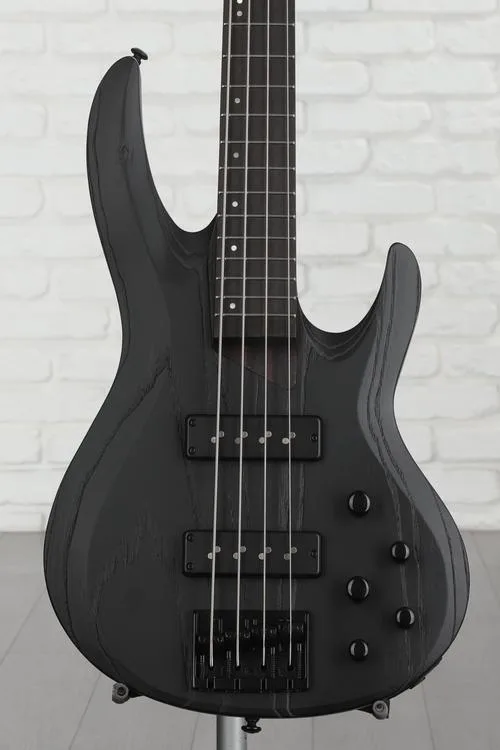 NEW
? ESP LTD Signature Mike Leon B-4 Bass Guitar - Black Blast