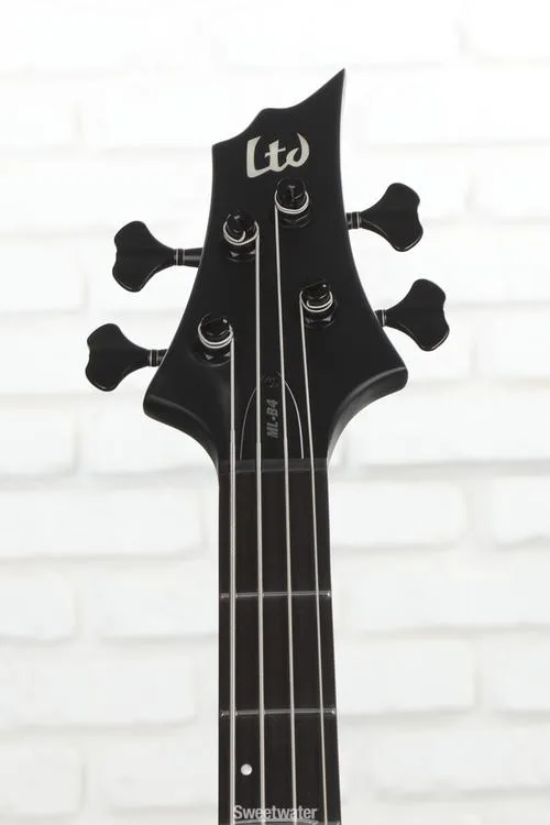  NEW
? ESP LTD Signature Mike Leon B-4 Bass Guitar - Black Blast