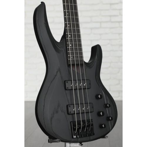  NEW
? ESP LTD Signature Mike Leon B-4 Bass Guitar - Black Blast
