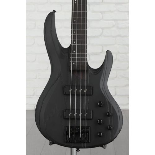  NEW
? ESP LTD Signature Mike Leon B-4 Bass Guitar - Black Blast