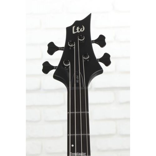  NEW
? ESP LTD Signature Mike Leon B-4 Bass Guitar - Black Blast