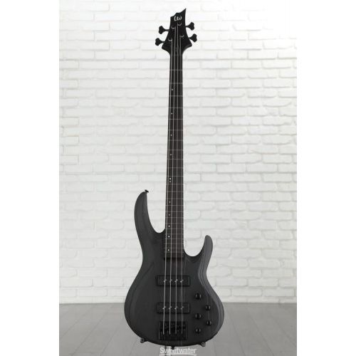  NEW
? ESP LTD Signature Mike Leon B-4 Bass Guitar - Black Blast