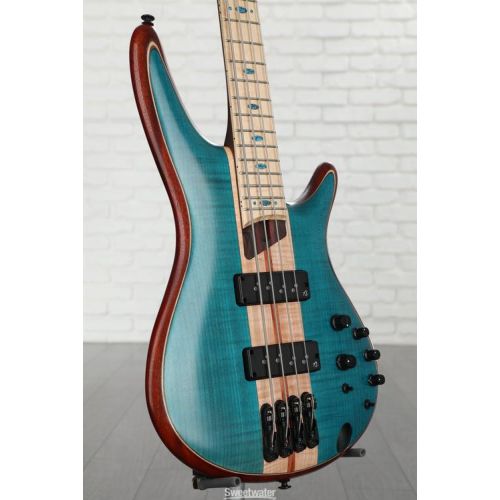  NEW
? Ibanez SR Premium 4-string Electric Bass Guitar - Caribbean Green Low Gloss