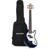 NEW
? Kala Solidbody U-Bass Electric Bass Guitar - Sapphire Blue, Sweetwater Exclusive