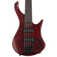 NEW
? Ibanez EHB Ergonomic Headless 5-string Bass Guitar - Stained Wine Red Low Gloss