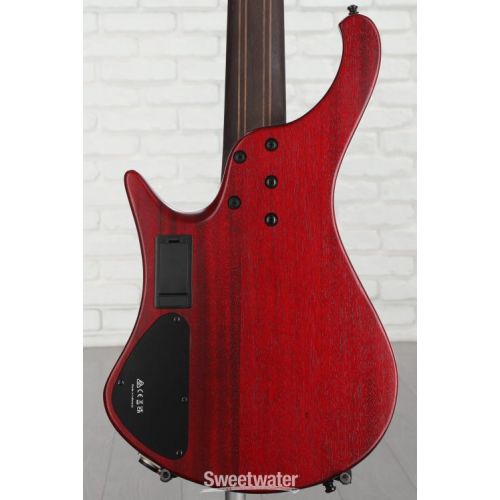  NEW
? Ibanez EHB Ergonomic Headless 5-string Bass Guitar - Stained Wine Red Low Gloss