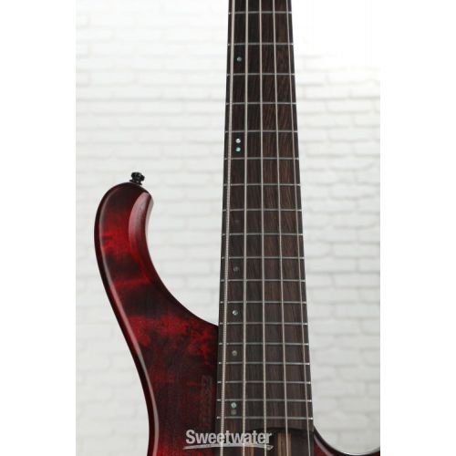  NEW
? Ibanez EHB Ergonomic Headless 5-string Bass Guitar - Stained Wine Red Low Gloss