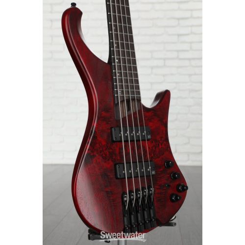  NEW
? Ibanez EHB Ergonomic Headless 5-string Bass Guitar - Stained Wine Red Low Gloss