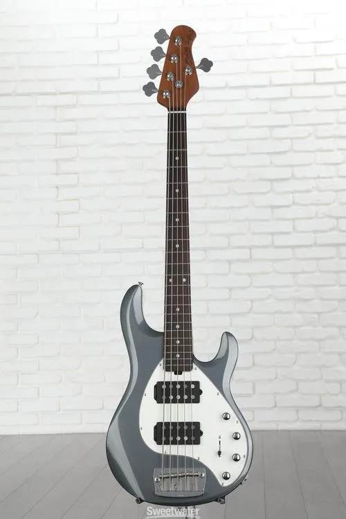  NEW
? Sterling By Music Man StingRay RAY35HH 5-string Bass Guitar - Charcoal Frost