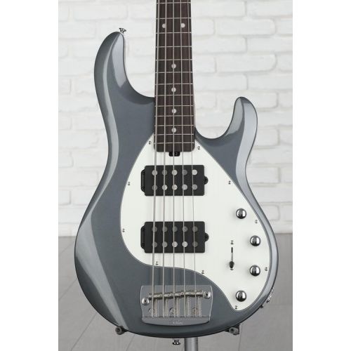  NEW
? Sterling By Music Man StingRay RAY35HH 5-string Bass Guitar - Charcoal Frost