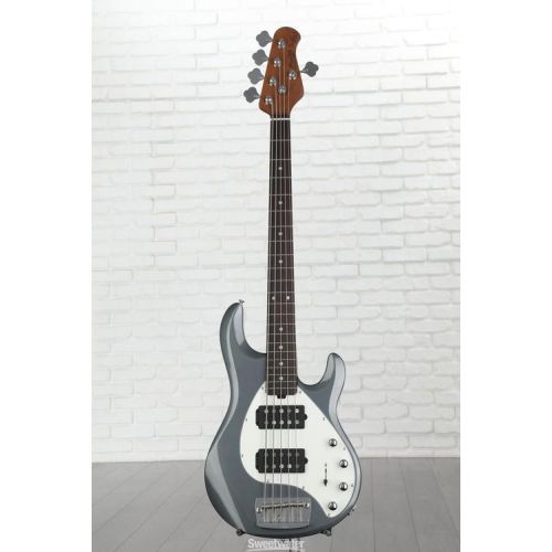  NEW
? Sterling By Music Man StingRay RAY35HH 5-string Bass Guitar - Charcoal Frost