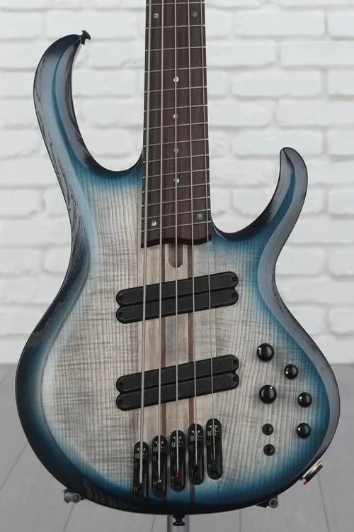 NEW
? Ibanez BTB Bass Workshop Multi-scale 5-string Electric Bass - Cosmic Blue Starburst Low-gloss