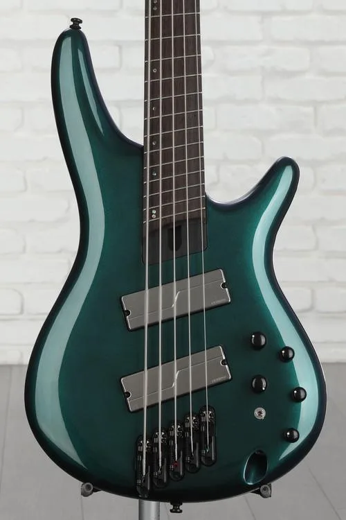 NEW
? Ibanez Bass Workshop SRMS725 5-string Multi-scale Electric Bass Guitar - Blue Chameleon