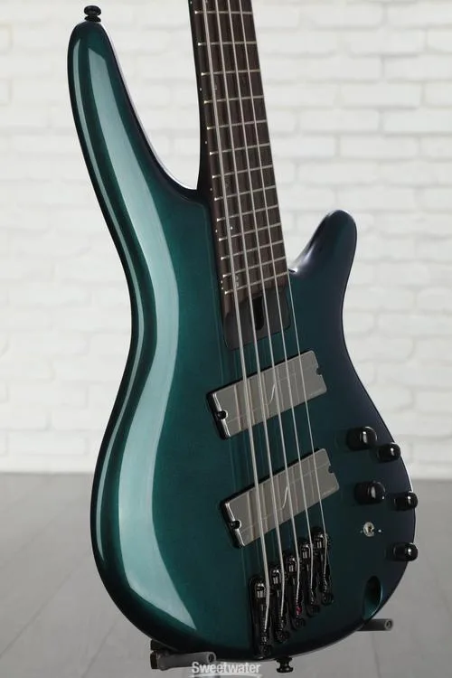  NEW
? Ibanez Bass Workshop SRMS725 5-string Multi-scale Electric Bass Guitar - Blue Chameleon