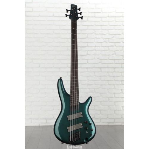  NEW
? Ibanez Bass Workshop SRMS725 5-string Multi-scale Electric Bass Guitar - Blue Chameleon