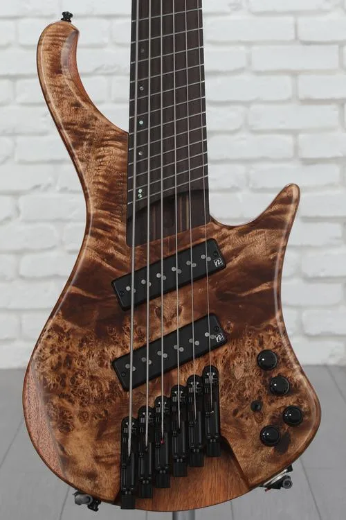 NEW
? Ibanez EHB Ergonomic Headless 6-string Multi-scale Bass Guitar - Antique Brown Stained Low Gloss