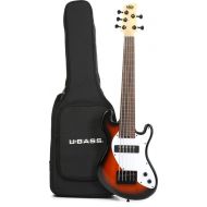 NEW
? Kala Solidbody Fretless U-Bass 5-string Electric Bass Guitar - Tobacco Burst