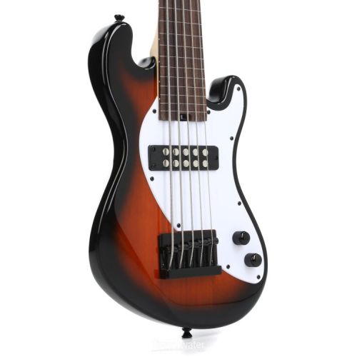  NEW
? Kala Solidbody Fretless U-Bass 5-string Electric Bass Guitar - Tobacco Burst