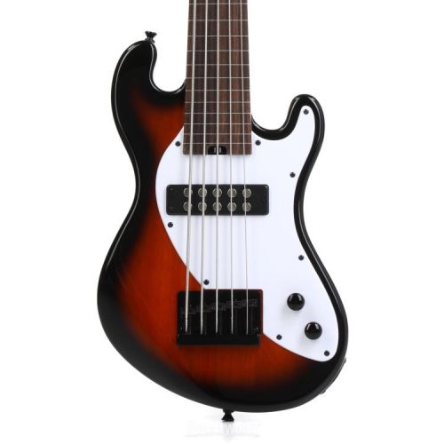  NEW
? Kala Solidbody Fretless U-Bass 5-string Electric Bass Guitar - Tobacco Burst