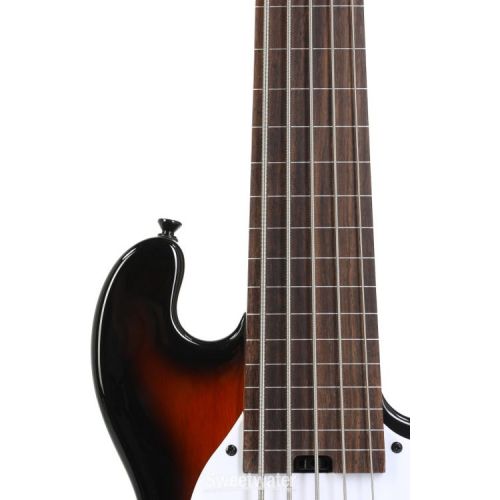  NEW
? Kala Solidbody Fretless U-Bass 5-string Electric Bass Guitar - Tobacco Burst