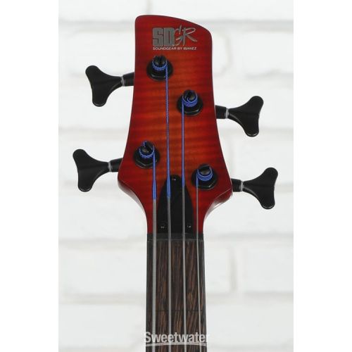  NEW
? Ibanez SR Bass Workshop Fretless Electric Bass - Brown Topaz Burst Low Gloss