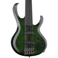 NEW
? Ibanez Steve Di Giorgio SDGB1 Signature 5-string Fretless Bass Guitar - Dark Moss Burst