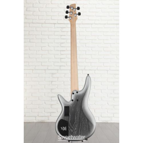  NEW
? Ibanez Gary Willis 25th-anniversary Signature 5-string Fretless Electric Bass - Silver Wave Burst Flat