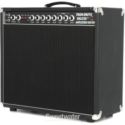  NEW
? Amplified Nation Trem-Drive Deluxe 22-watt 1 x 12-inch Tube Combo - Black Bronco with Celestion G12M-65 Creamback Speaker