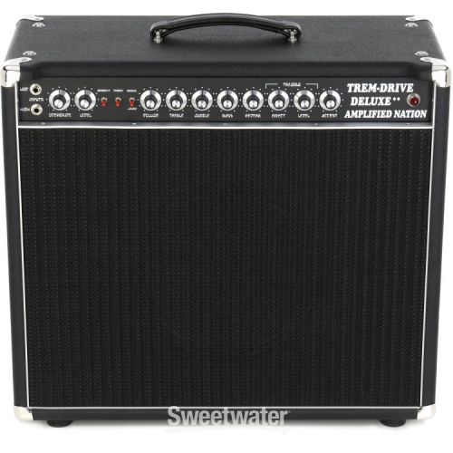  NEW
? Amplified Nation Trem-Drive Deluxe 22-watt 1 x 12-inch Tube Combo - Black Bronco with Celestion G12M-65 Creamback Speaker