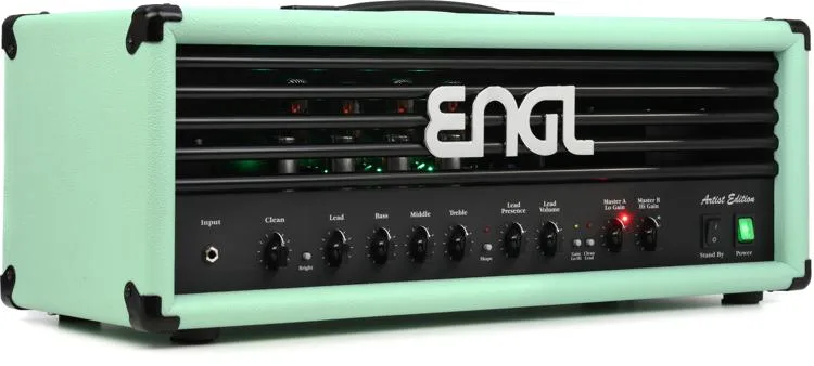 NEW
? ENGL Amplifiers Artist Edition 100 100-watt Tube Amplifier Head - Seafoam Green Tolex