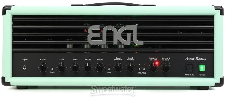  NEW
? ENGL Amplifiers Artist Edition 100 100-watt Tube Amplifier Head - Seafoam Green Tolex