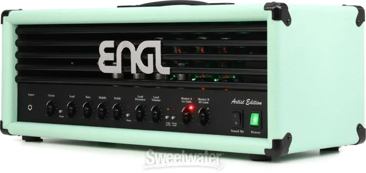  NEW
? ENGL Amplifiers Artist Edition 100 100-watt Tube Amplifier Head - Seafoam Green Tolex