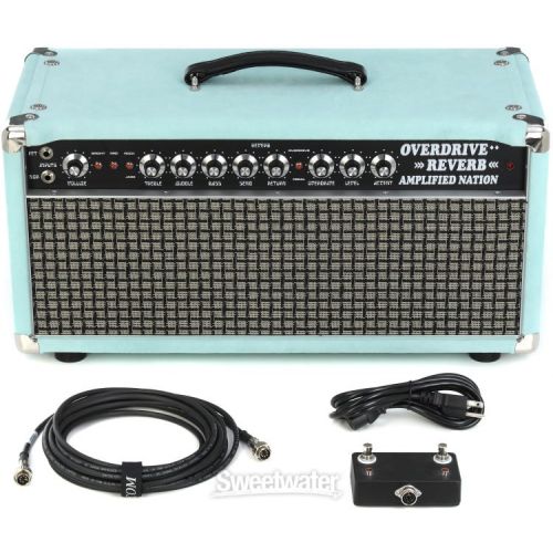  NEW
? Amplified Nation Overdrive Reverb 50-watt Tube Head - Mint Suede