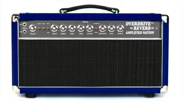  NEW
? Amplified Nation Overdrive Reverb 100-watt Tube Head - Royal Blue Suede